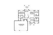 Craftsman Style House Plan - 4 Beds 2 Baths 1424 Sq/Ft Plan #112-245 