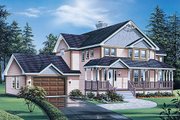 Traditional Style House Plan - 3 Beds 2.5 Baths 2253 Sq/Ft Plan #57-439 