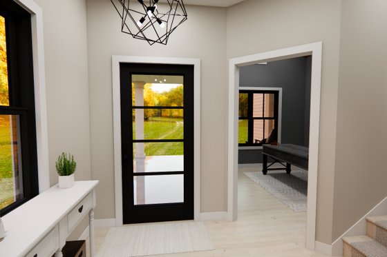 Interior - Entry for Farmhouse House Plan #51-1481 - 3 bed, 3.5 bath