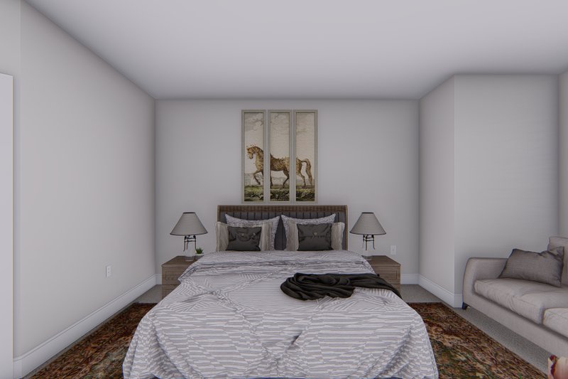 Architectural House Design - Interior - Master Bedroom 1 for Farmhouse House Plan #1060-140 - 5 bed, 2.5 bath