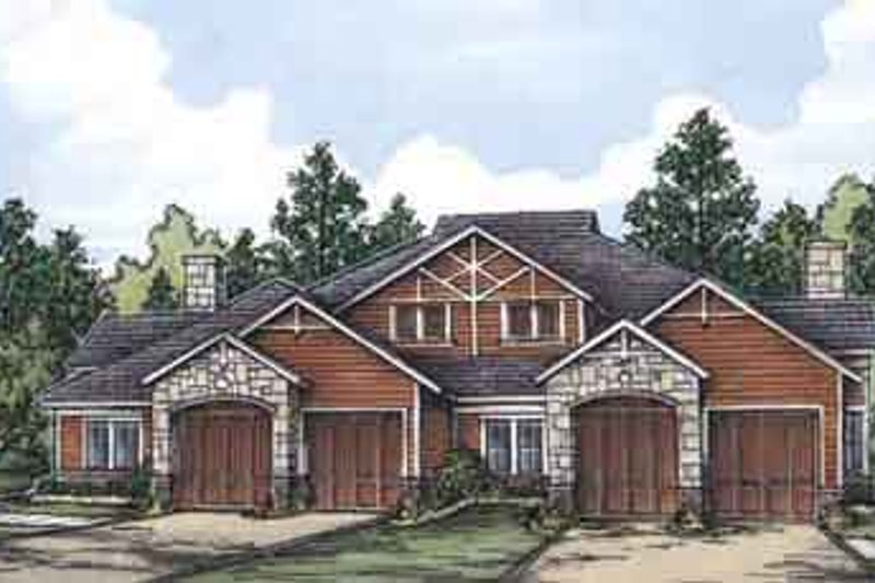 Traditional Style House Plan - 2 Beds 2 Baths 3465 Sq/Ft Plan #115-164