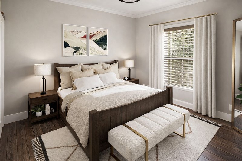 House Plan Design - Interior - Bedroom for Farmhouse House Plan #44-309 - 3 bed, 2 bath