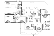 Southern Style House Plan - 3 Beds 4 Baths 3156 Sq/Ft Plan #60-626 