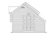 Traditional Style House Plan - 1 Beds 1 Baths 902 Sq/Ft Plan #57-291 