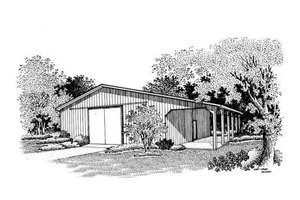 Traditional Exterior - Front Elevation Plan #45-260