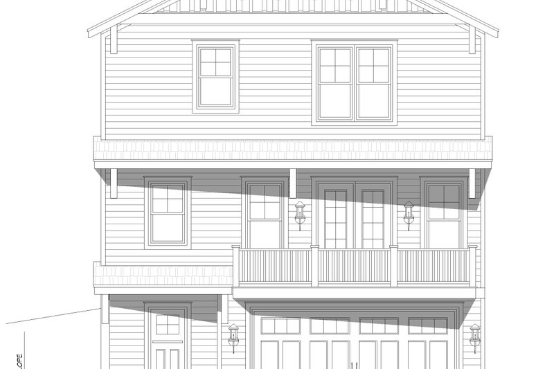 Dream House Plan - Exterior - Front Elevation 3 for Country House Plan #932-1460 - 4 bed, 3 bath