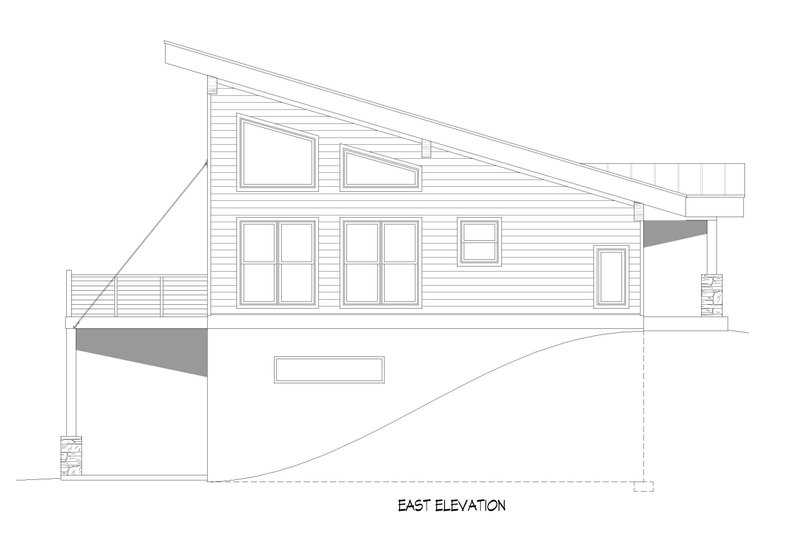 House Plan Design - Exterior - Other Elevation for Modern House Plan #932-739 - 2 bed, 2.5 bath