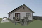Cottage Style House Plan - 3 Beds 2 Baths 1080 Sq/Ft Plan #79-130 