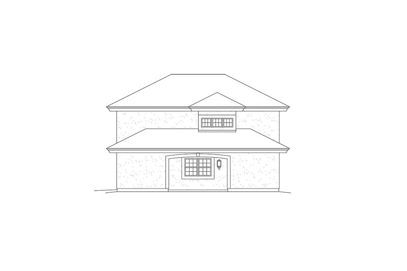 Dream House Plan - Exterior - Other Elevation 1 for Mediterranean House Plan #57-698 - 1 bed, 1 bath