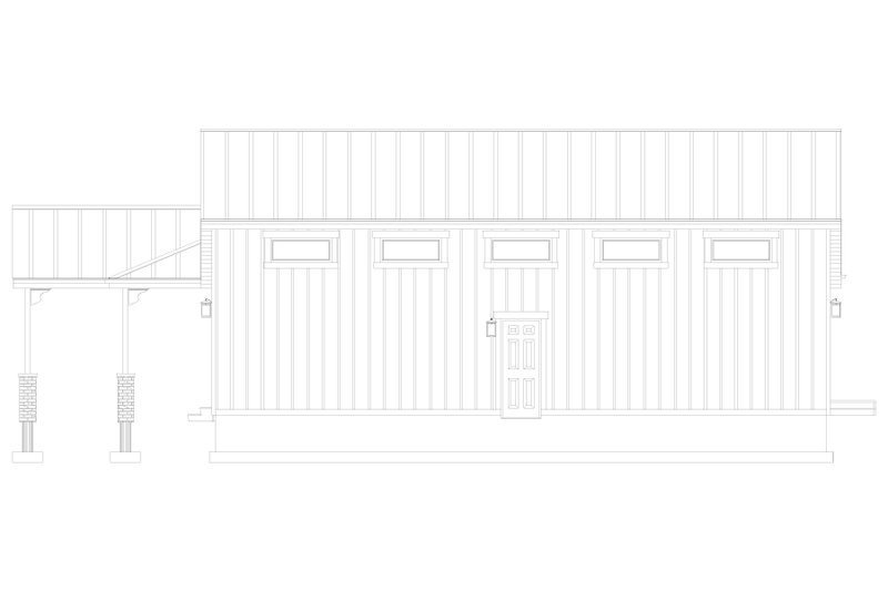 House Plan Design - Exterior - Other Elevation for Barndominium House Plan #1060-292 - 3 bed, 3.5 bath