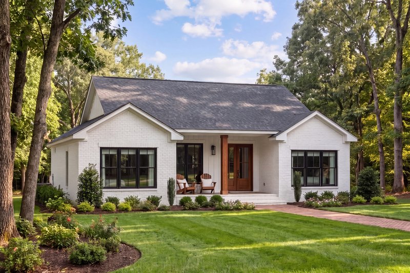 House Blueprint - Exterior - Front Elevation 7 for Farmhouse House Plan #430-446 - 3 bed, 2 bath