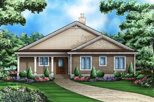 Traditional Exterior - Front Elevation Plan #27-482