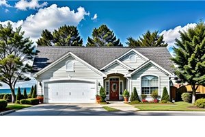Architectural House Design - Traditional Exterior - Front Elevation Plan #58-203