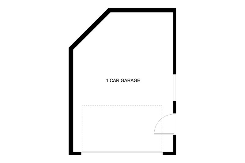 Architectural House Design - Floor Plan - Main Floor for Traditional House Plan #1060-93, 0 bath