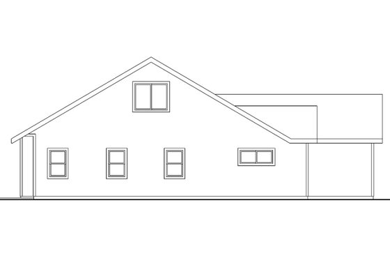 Exterior - Other Elevation for Modern House Plan #124-568 - 3 bed, 2.5 bath