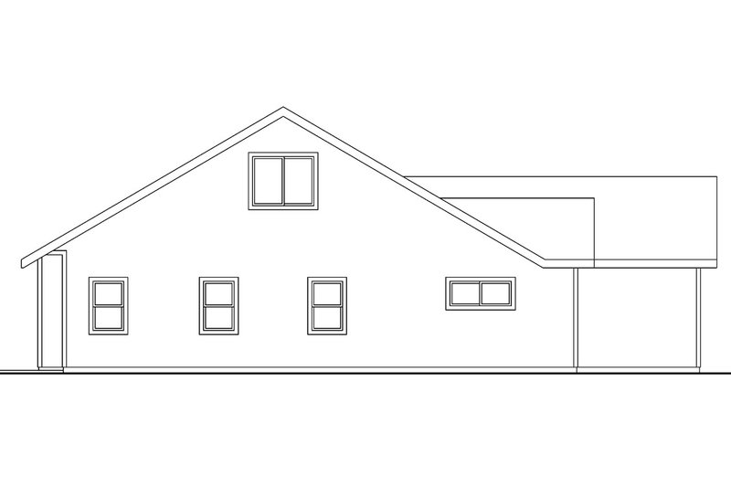 Home Plan - Exterior - Other Elevation for Modern House Plan #124-568 - 3 bed, 2.5 bath