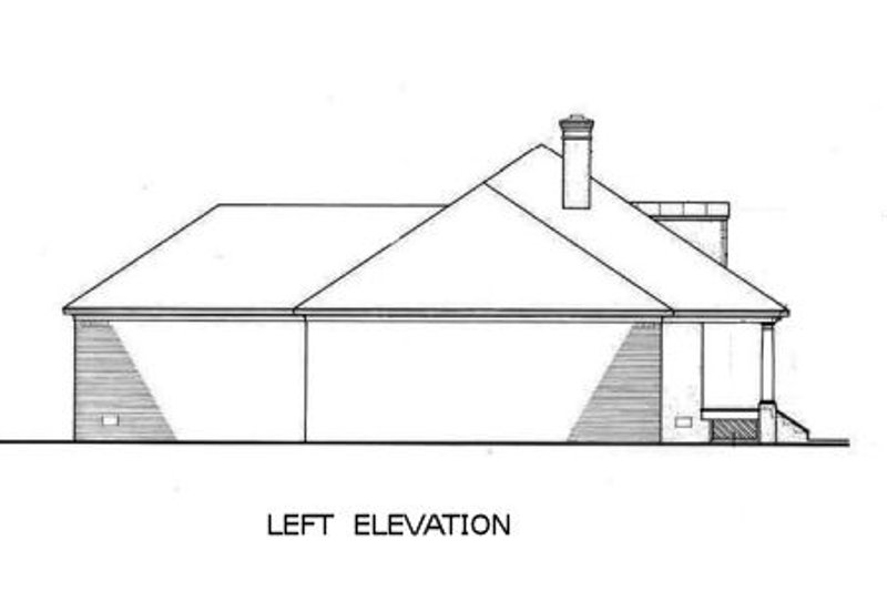 Dream House Plan - Exterior - Other Elevation 1 for Traditional House Plan #45-128 - 3 bed, 2 bath