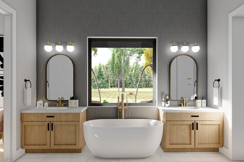 House Plan Design - Interior - Master Bathroom for Barndominium House Plan #455-240 - 3 bed, 2.5 bath