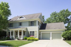 House Design - Colonial Exterior - Front Elevation Plan #901-22