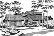 Traditional Style House Plan - 3 Beds 2.5 Baths 2202 Sq/Ft Plan #303-114 