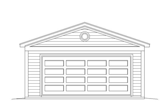 Exterior - Front Elevation 3 for Country House Plan #932-304, 0 bath