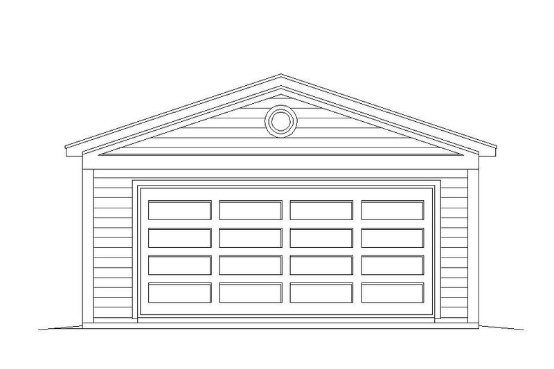 House Blueprint - Exterior - Front Elevation 3 for Country House Plan #932-304, 0 bath