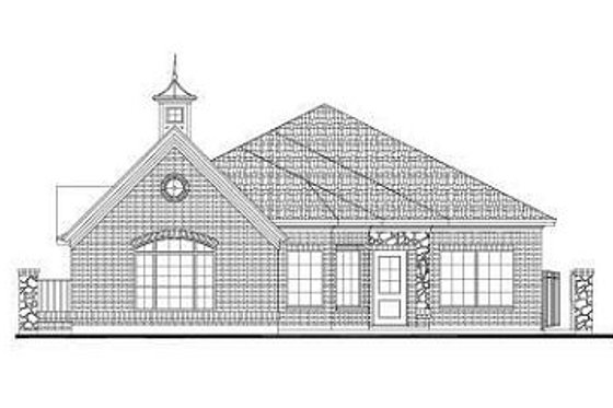 Exterior - Front Elevation for Colonial House Plan #411-879 - 3 bed, 2.5 bath