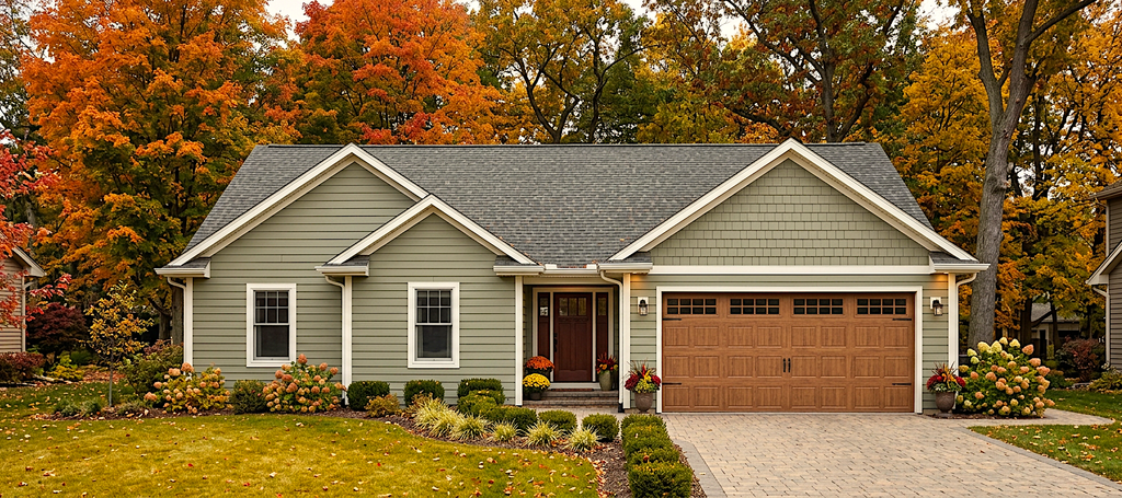 Exterior - Front Elevation 2 for Ranch House Plan #30-135 - 3 bed, 2 bath