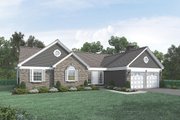 Traditional Style House Plan - 3 Beds 2 Baths 1882 Sq/Ft Plan #57-104 