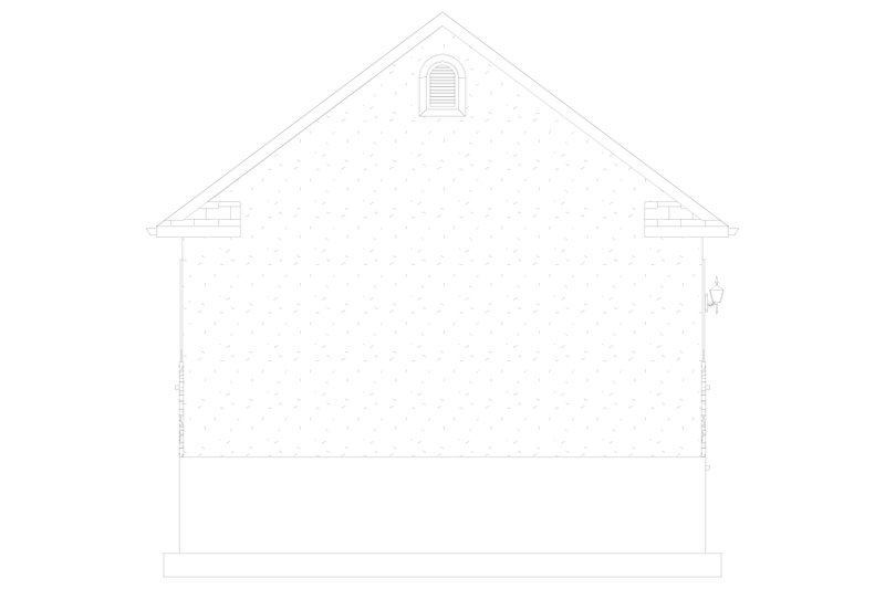 Dream House Plan - Exterior - Rear Elevation 1 for Traditional House Plan #1060-78, 0 bath