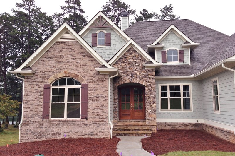 Dream House Plan - Exterior - Front Elevation 3 for European House Plan #437-58 - 3 bed, 3 bath