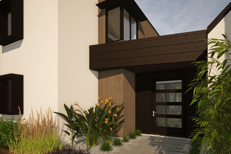 Home Plan - Exterior - Other Elevation 7 for Contemporary House Plan #80-223 - 3 bed, 3 bath