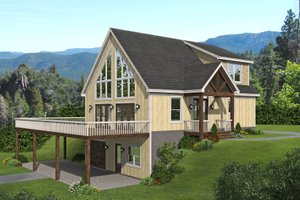 Traditional Exterior - Front Elevation Plan #932-478