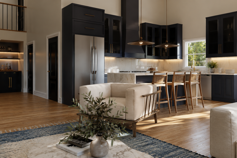 Home Plan - Interior - Kitchen 1 for Barndominium House Plan #1064-466 - 1 bed, 1 bath
