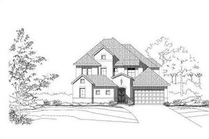 Traditional Exterior - Front Elevation Plan #411-310