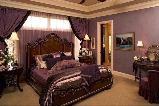 Interior - Master Bathroom for European House Plan #51-547 - 4 bed, 3.5 bath