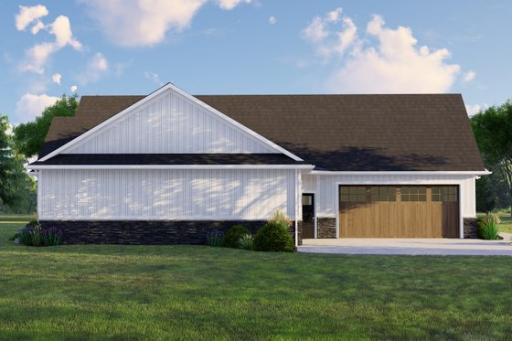 Exterior - Other Elevation for Farmhouse House Plan #1064-116 - 3 bed, 3.5 bath