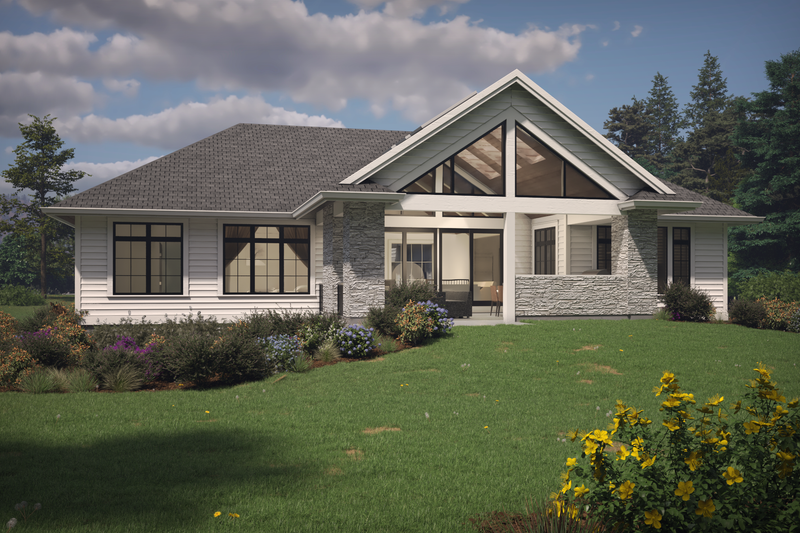 Home Plan - Exterior - Outdoor Living for Craftsman House Plan #1086-7 - 2 bed, 2.5 bath