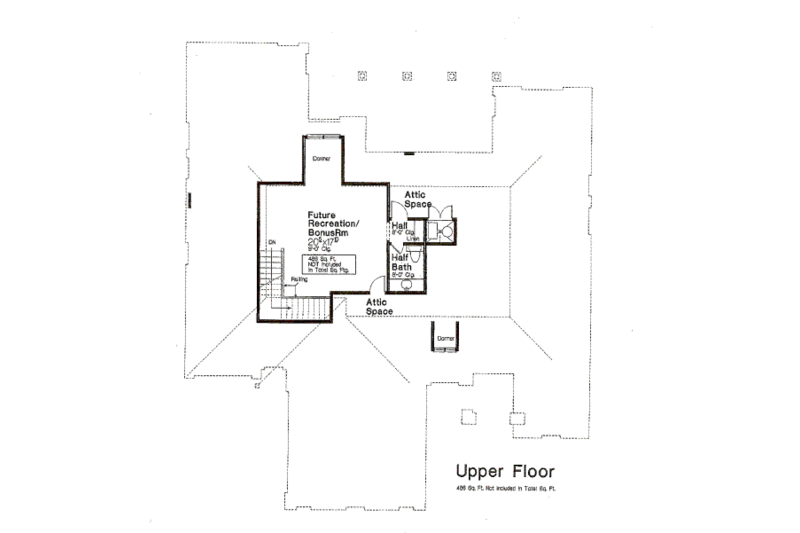 Tudor Style House Plan - 3 Beds 2.5 Baths 2808 Sq/Ft Plan #310-659 ...