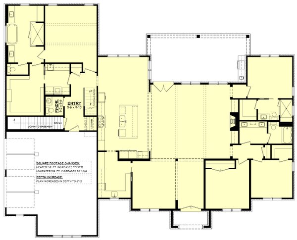 Farmhouse Floor Plan - Other Floor Plan #430-410