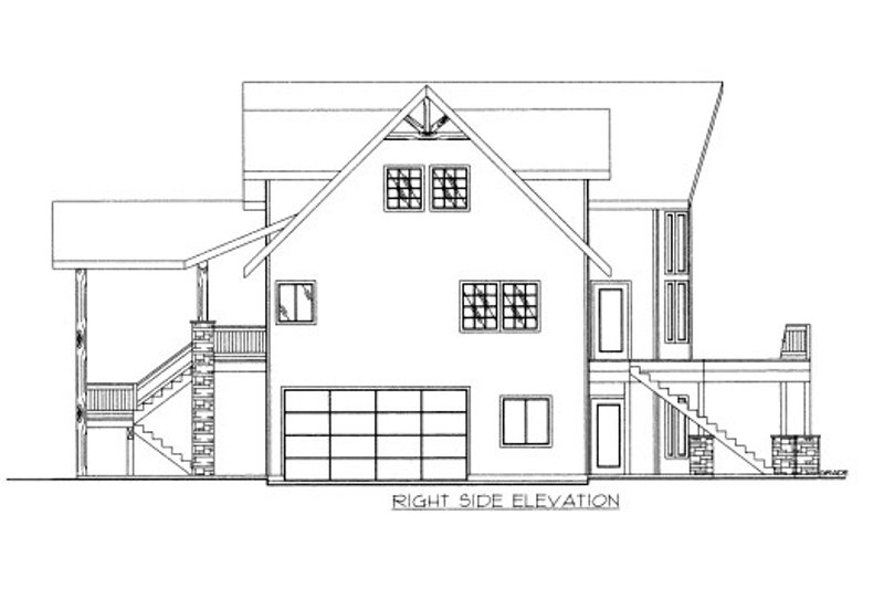 Craftsman Style House Plan - 4 Beds 3 Baths 2427 Sq/Ft Plan #117-702 ...