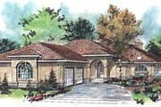 Mediterranean Style House Plan - 2 Beds 2.5 Baths 2056 Sq/Ft Plan #18-9133 