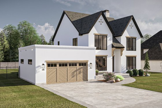 Exterior - Other Elevation for Cottage House Plan #455-487 - 4 bed, 3 bath