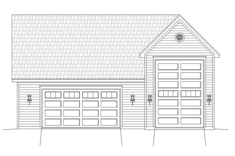 Home Plan - Exterior - Front Elevation 3 for Country House Plan #932-198, 0 bath