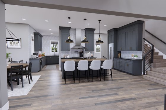 Interior - Kitchen 1 for Farmhouse House Plan #51-1247 - 4 bed, 5 bath