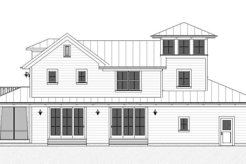 Dream House Plan - Exterior - Other Elevation for Farmhouse House Plan #901-140 - 3 bed, 2.5 bath