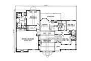Southern Style House Plan - 3 Beds 2 Baths 1523 Sq/Ft Plan #42-407 