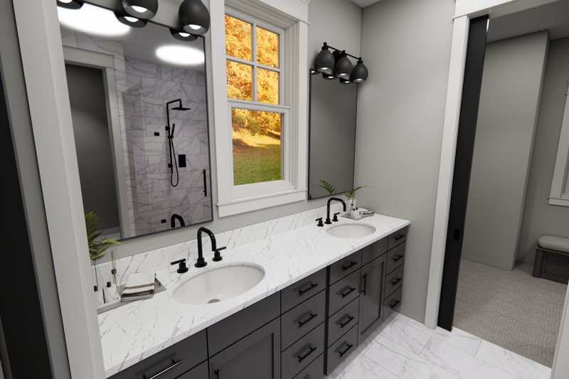 Home Plan - Interior - Master Bathroom 1 for Farmhouse House Plan #51-1455 - 3 bed, 3.5 bath