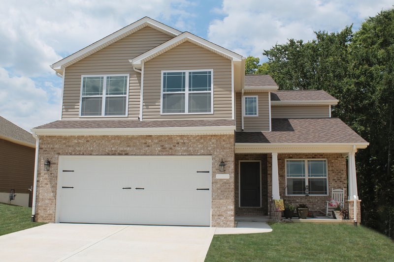 House Blueprint - Exterior - Front Elevation 5 for Traditional House Plan #20-2087 - 3 bed, 2.5 bath