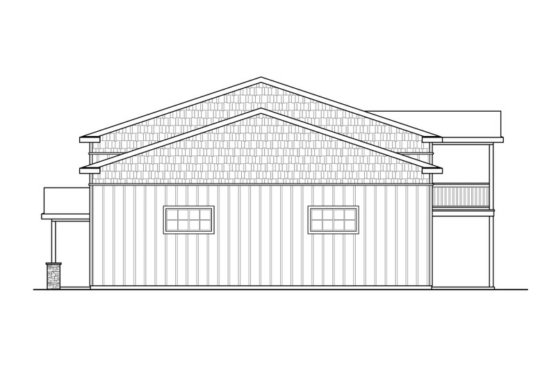 Dream House Plan - Exterior - Other Elevation 1 for Country House Plan #124-1178 - 1 bed, 1 bath